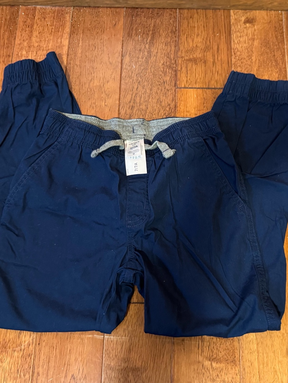 Carter's Boys Navy Elastic-Waist Kids Joggers